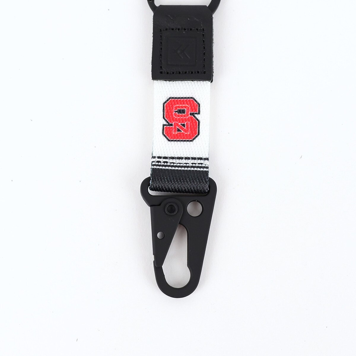 Thread® White Keychain Clip with "S